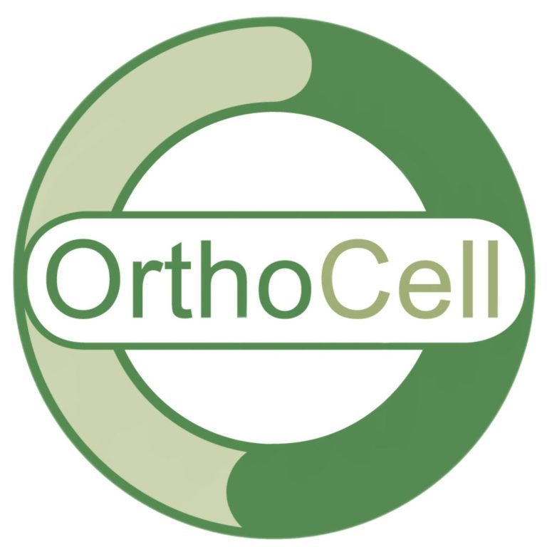 Logo OrthoCell als Symbol für hochwertige Produkte mit hoher Bioverfügbarkeit zur Unterstützung des Wohlbefindens